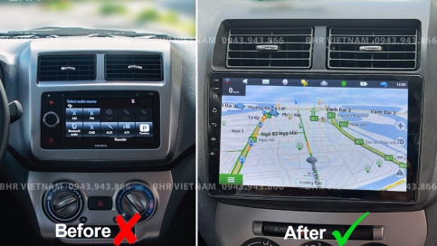 Màn hình DVD Android xe Toyota Wigo 2019 - nay Vitech 